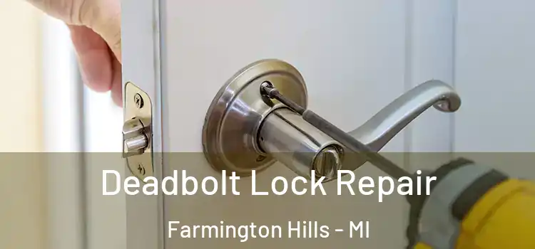  Deadbolt Lock Repair Farmington Hills - MI