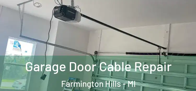  Garage Door Cable Repair Farmington Hills - MI