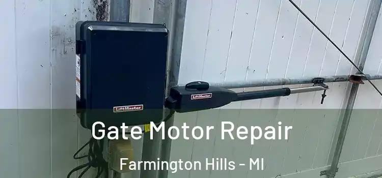 Gate Motor Repair Farmington Hills - MI